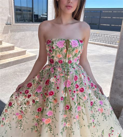 Wildflower Cascade Dress Teuta Matoshi