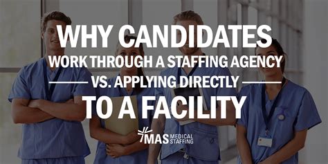 Why Candidates Work Through A Staffing Agency Vs Applying Directly To