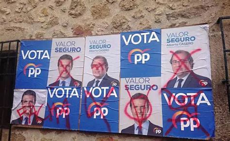 Los Carteles Electorales Blanco De La Crispaci N Y La Intolerancia