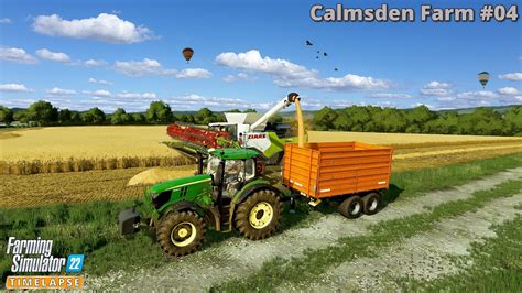 Spreading Lime Harvesting Wheat Baling StrawFarming Simulator 22