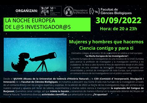 LA NOCHE EUROPEA DE LOS INVESTIGADORES