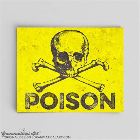 Skull And Crossbones Poison Science Poster Science Art Forensics Biochemistry Science Teacher