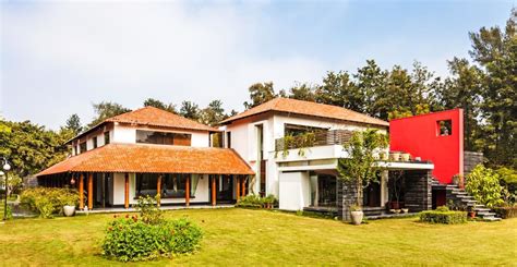 G Farmhouse Modern Häuser Delhi von Kumar Moorthy Associates