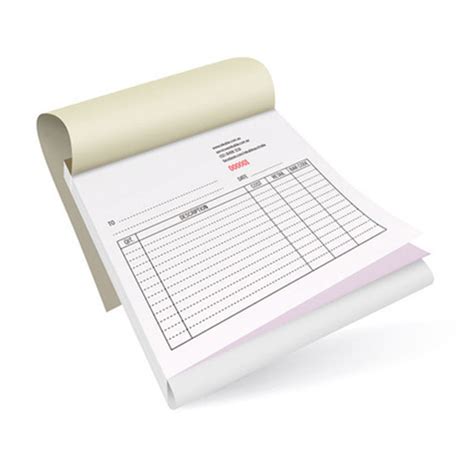 Customized Invoice Bill Receipt Form Login Book Printing With Ncr