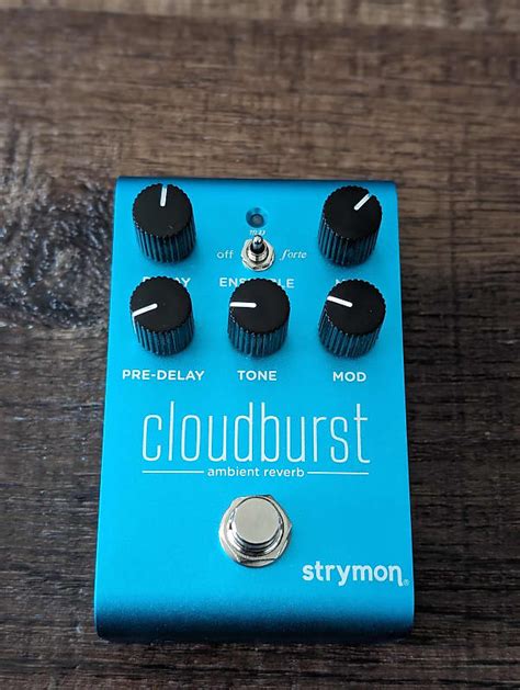 Strymon Cloudburst Ambient Reverb Present Blue Reverb