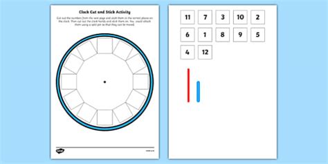 Clock Craft Activity | Create a Clock Project | Twinkl