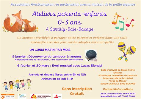 Ateliers Parents Enfants Ans Parentalit R Seau Manche