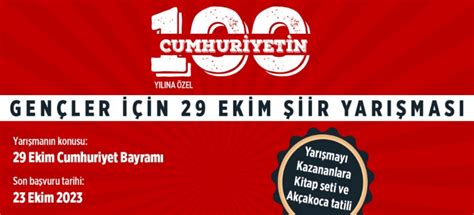 ABB den Cumhuriyet Bayramı temalı 29 Ekim şiir yarışması Büyük Ankara