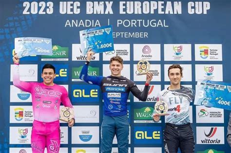 Mauricio Molina Gan Medalla De Plata En La Copa Europea De Bmx El