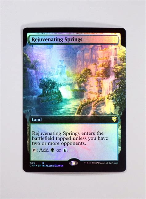 Rejuvenating Springs Extended Art Foil From Commander Legends Cmr Mtg