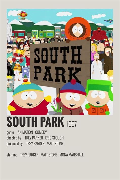 South Park TV Series Poster South Park Characters South Park South