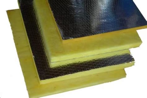 Thermal Insulation Fiber Glass Wool Blanket With Aluminum Foil Faced On One Side China Glass