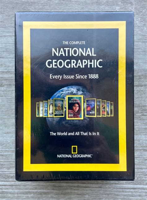 The Complete Nat Geo Every Issue Win Mac Dvd Rom Disc Set