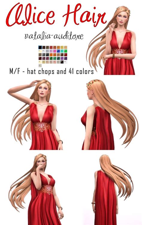 Sims 4 Maxis Match Cc Long Hair For Girls All Styles Fandomspot