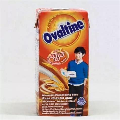 Jual Susu Ovaltine Coklat Uht Cokelat Malt 200ml 125ml Shopee Indonesia