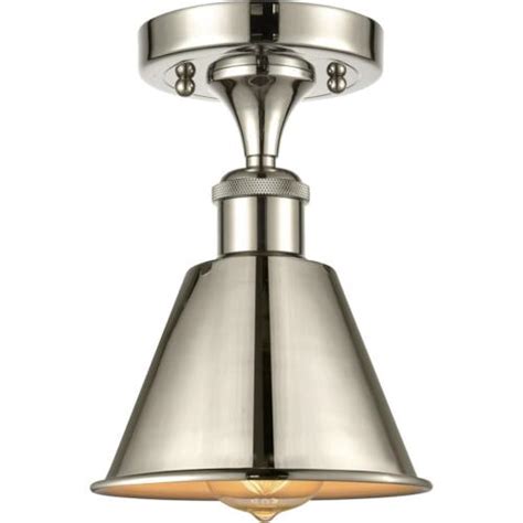 Innovations Lighting 516 1C PN M8 LED Ballston Smithfield Semi Flush