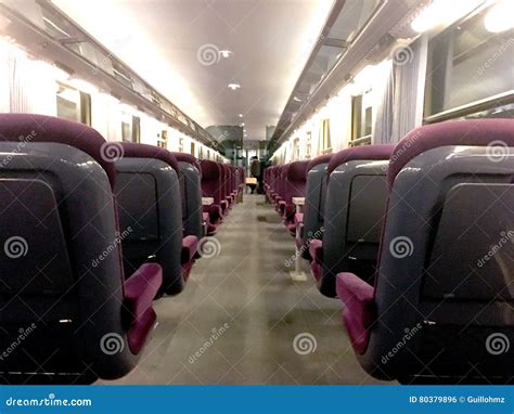 Train interior editorial photo. Image of sncf, design - 80379896