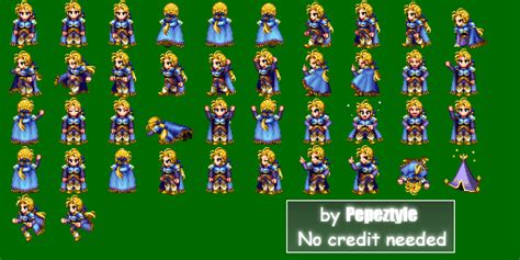 The Spriters Resource Full Sheet View Final Fantasy 6 Customs Edgar