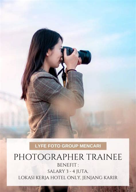 Lowongan Kerja Photographer Trainee Di Lyfe Foto Group LokerJogja ID