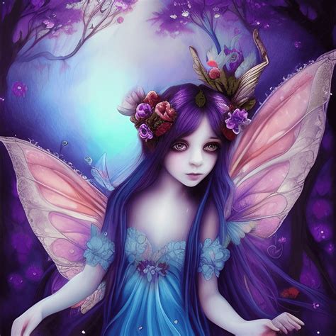 Wunderschöner Fantasy Forest Fairy Sprite · Creative Fabrica