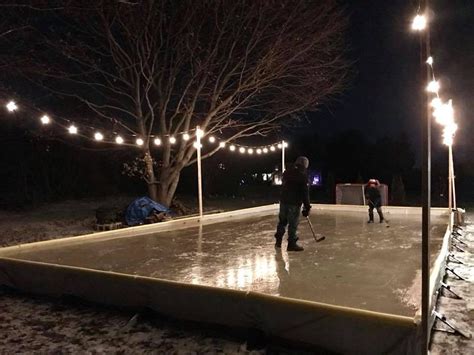 Backyard Ice Rink Lighting | Shelly Lighting