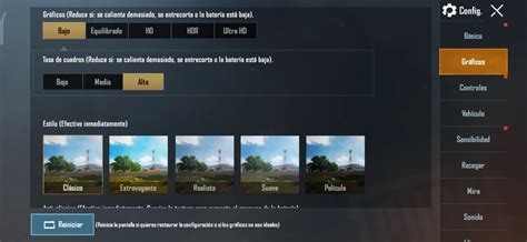 Cuál es la mejor configuración de gráficos para PUBG Mobile y otros