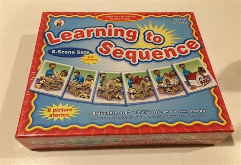 Carson Dellosa Learning To Sequence Game 6 Scene Sets Brand New 3508108998