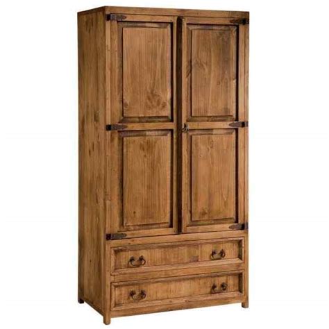 Armario R Stico De Madera Puertas Cajones Blog Myoc Muebles