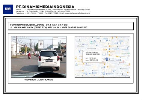 Baliho Jl Ki Maja Dekat Bank Btn Way Halim Bandar Lampung