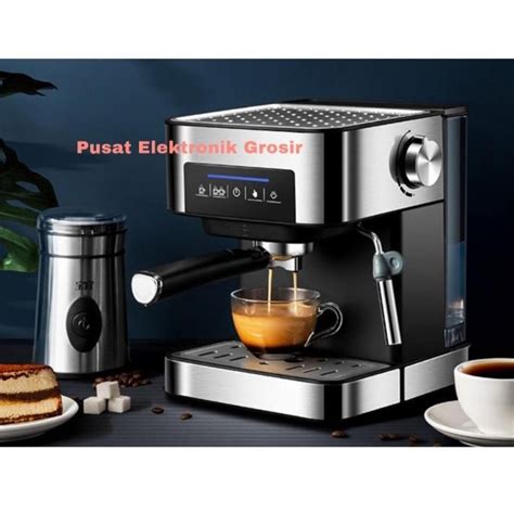 Jual MESIN KOPI ESPRESSO COFFEE MAKER SEMI AUTOMATIC 1 6L BLACK