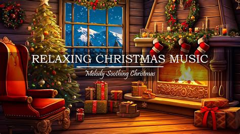 Relaxing Christmas Music Soft Piano Instrumental Music With Cracking