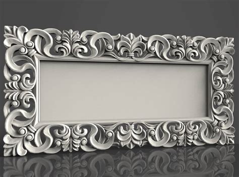 Mirror Frame 3d Stl Model File Vectors File