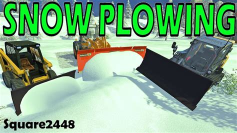 Farming Simulator 2017 Snow Plowing YouTube