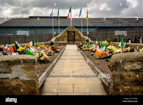 Irish Republican Memorial Plot In Milltown Cemetery In West Belfast