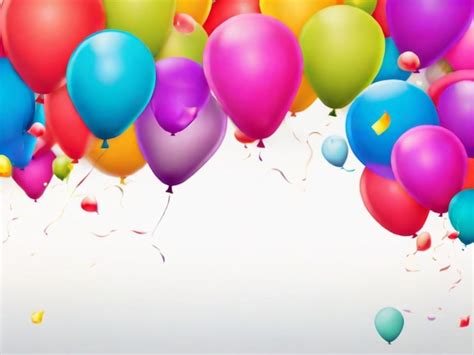 Premium Photo Birthday Balloons Vector Background Design Happy