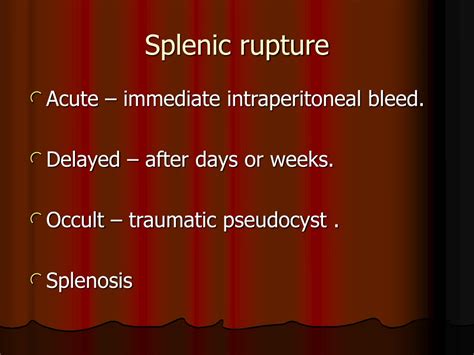 Ppt Splenectomy Complications Powerpoint Presentation Free