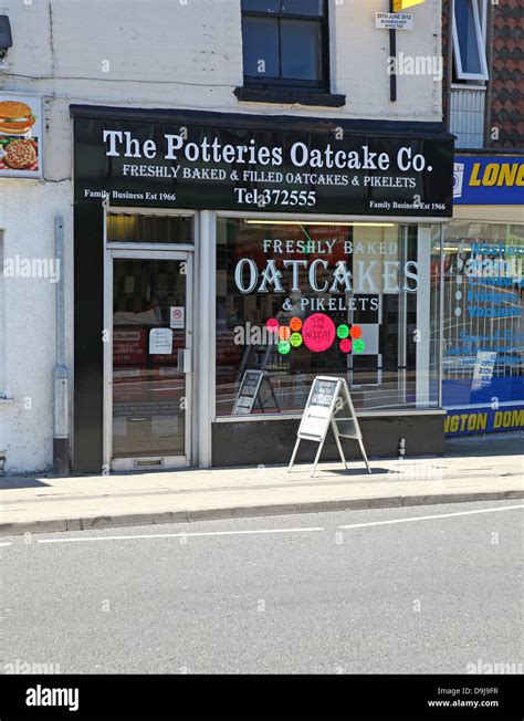 A North Staffordshire Oatcake Shop Longton Stoke-on-Trent The Potteries North Staffordshire ...