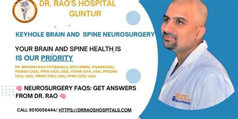 Understanding Neurosurgery from the best Neurosurgeon Dr. Rao - Dr Rao ...