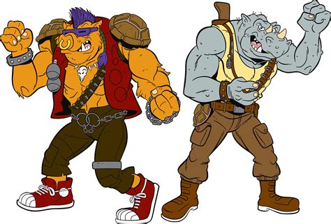 Bebop And Rocksteady Vector Png By Tagirovo On Deviantart