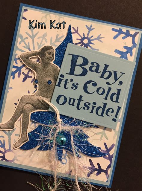 Naughty Christmas Card Sexy Pop Up Naked Nude Lady Baby Etsy