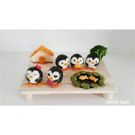 Penguins Camping Trip By Kidfirst Bento Kidfirstbento Food Art