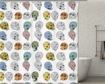 Sugar skull bathroom | Etsy