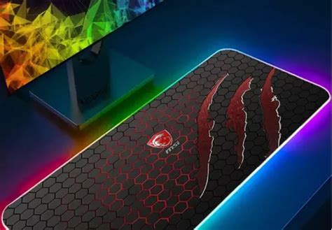 Mouse Pad Gamer Extra Grande Rgb X Cm Personalizado Parcelamento