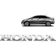 Emblema HONDA 2009 A 2015 Cromado Machado Auto Parts