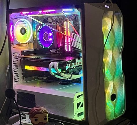 White RGB PC - Micro Center Build