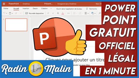 Comment avoir Microsoft PowerPoint gratuit officiel et légal en 1