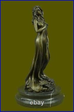 Style Art Nouveau Fonte Terre D Esse Bronze Sculpture Marbre Figurine