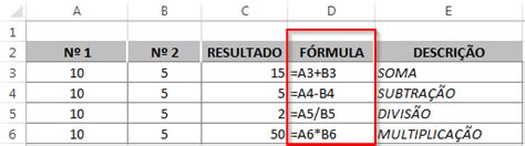 Fórmulas No Excel Minhas Planilhas