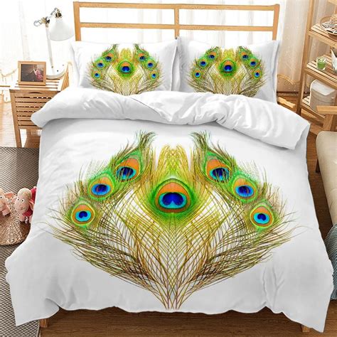 Mandala Duvet Cover Set Bohemian Peacock Bedding Set National Style