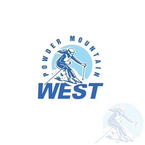 Playful Elegant Logo Design For Powder Mountain West By Sujit Banerjee